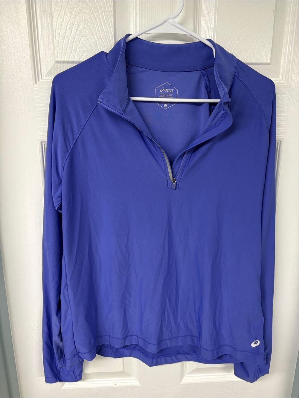 Asics Women’s Blue/Purple Long-Sleeve Quarter-Zip